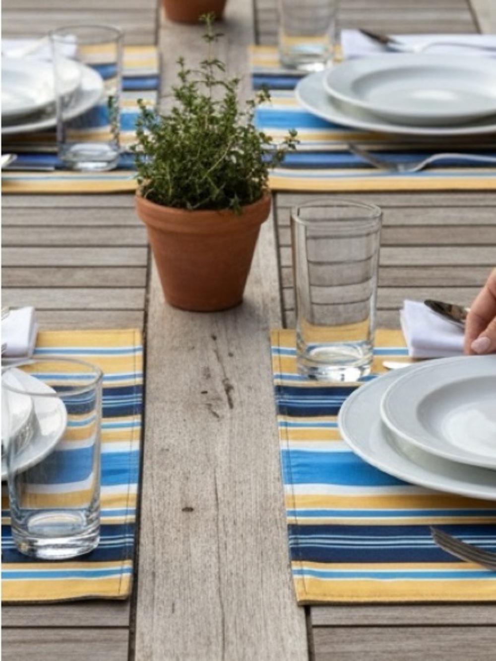 ALLEN + ROTH Water Repellent Placemats NWT